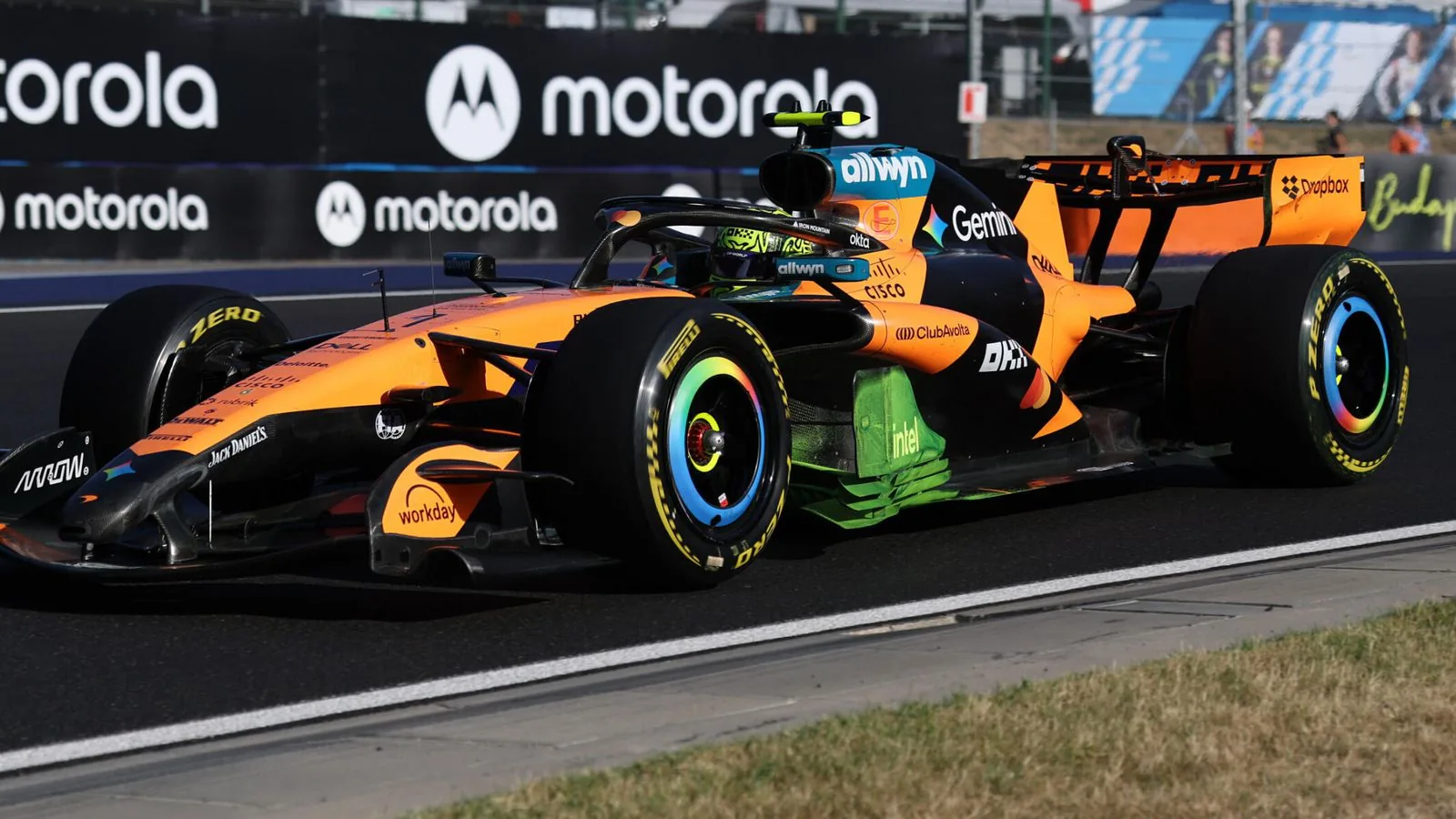 Norris leads Hamilton and Antonelli during FP3 in Hungary