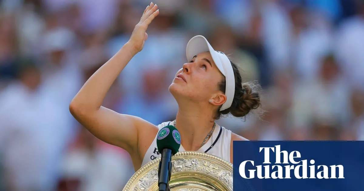 Linda Noskova recovers from 2nd-set meltdown to win Wimbledon
