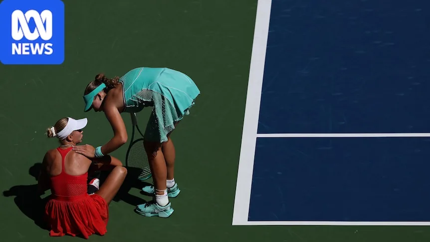 Mirra Andreeva vs. Anastasia Potapova at the 2026 US Open